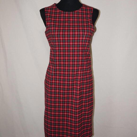 vintage plaid mini dress by L.A. Conduct - Picture 2 of 7